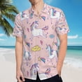 thumbnail image 5 of High Quality Hawaiian Shirts for Men Short Sleeve Aloha Beach Shirt Floral Summer Casual Button Down Shirts Blouses XNVZL3, 5 of 7