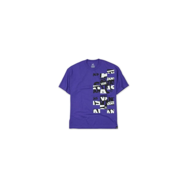 Camiseta gráfica Explosion Vans para hombre color morado extragrande