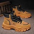thumbnail image 5 of NOKIO Men'S High-Top Thermal Snow Boots Men'S Cold-Resistant High-Top Snow Boots Couple Women Men Hiking Boot Shoes Cotton Short Shoes Snow Boots Men'S Snowstorm-Resistant Casual Shoes, 5 of 5