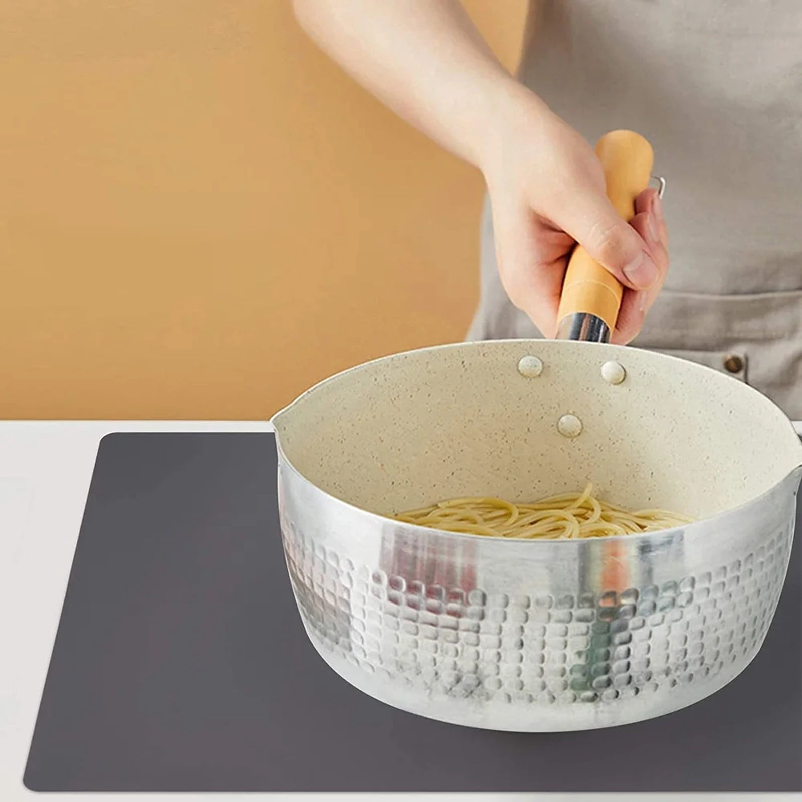 4 PCS Silicone Mats,15x11 inch Silicone Placemats,Kitchen Counter Mat,Small Baking Mat For Kitchen Counter, Silicone Countertop Protector,Nonskid Heat Resistant Desk Pad, Multipurpose Mat,Placemat
