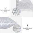 thumbnail image 2 of Fundas de almohada decorativas Poise3eHome, 30 x 51 cm, plateadas, 2 unidades, 2 of 5