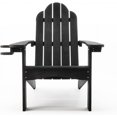 thumbnail image 6 of Dycanpo Adirondack Chairs Set of 6 with Cup Holder, 300lbs Weather Resistant, Black, 6 of 9