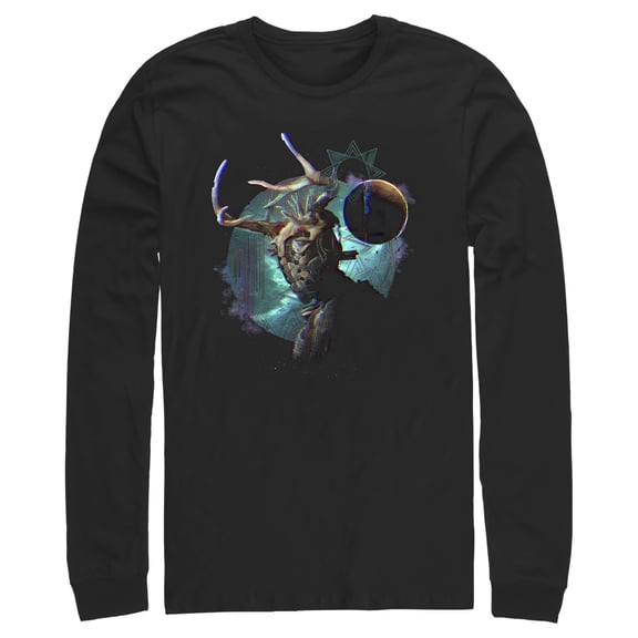 Men's Rebel Moon Jimmy Under the Night Sky Long Sleeve Shirt Black Large