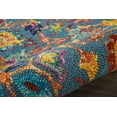 thumbnail image 6 of Nourison Vivid Floral Bohemian Teal 8' x 10'6" Area Rug, (8' x 11'), 6 of 6