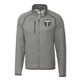 thumbnail image 2 of Men's-Cutter & Buck  Heather Gray Portland Timbers Big & Tall Mainsail Sweater-Knit Full-Zip Jacket, 2 of 3