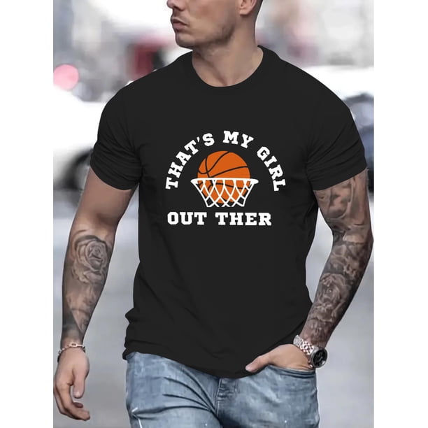 Camiseta casual premium para hombre: elegante camiseta de manga corta con estampado, cuello redondo, estilo veraniego, lavable a máquina.
