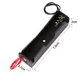 thumbnail image 2 of Fdit 1 x 3.7V 18650 Battery Holder with Wire Leads, 5 Count, 5 Pack, 2 of 7