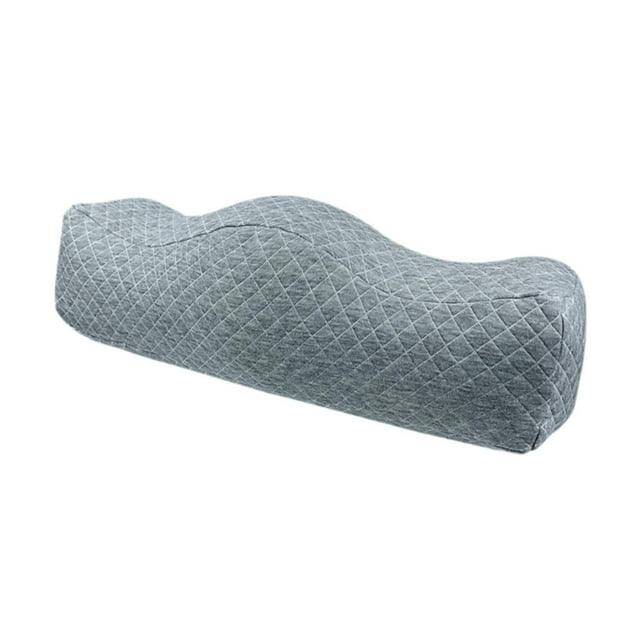 Tnarru Coussin Repose-Jambes Inclinable Support en Forme de W Cadeaux Robustes Repose-Pieds de Canapé Coussin Gris Foncé