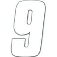 thumbnail image 2 of Factory Effex 25235 Fx 2015 Numbers Standard 6" White 9, 2 of 2
