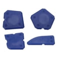 thumbnail image 2 of Eigraketly 4 Uds removedores de sellador esparcidor de cemento de vidrio raspador de silicona lavable de mano Kit de pala multiángulo multifuncional para Artesanía Azul Eigraketly TO008331-01B, 2 of 6