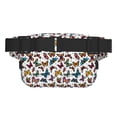 thumbnail image 3 of Fotbe Cute Butterfly Cangurera Cuadrada con Estampado de Doble Capa, Bolsa de Cintura Ajustable Mini para Hombres y Mujeres, 3 of 9