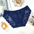 thumbnail image 2 of Sexy Lace Panties Feminine Mid Waist Translucent Ladies Briefs Underwear Women's Panties, 2 of 2