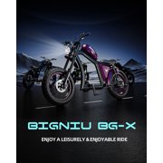 BIGNIU BG-X Electric Bike for Adults,740W Brushless Motor 48V/31.5Ah Up to 40 Miles E-Bike Front/Rear Turn Signal Dual Suspension Ebikes UL2849