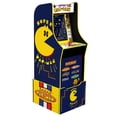 Rcade1up Pac Man Riser Panel Arcade 1UP Super Pacman Machine, 7 Games in 1 Retro Video Game Cabinet ...