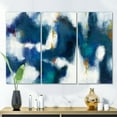 thumbnail image 1 of Designart - Texture Bleu Glam II - Art Contemporain sur Toile, 1 of 1