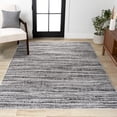thumbnail image 5 of JONATHAN Y SILK ORCHID 5 x 8 Area Rug, Loom Strie - Black/Gray, SOR200C-5, 5 of 8