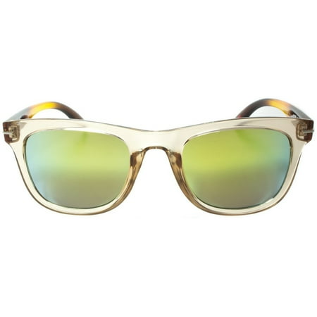 Large Aviator Sunglasses Gold Silver Frame Ocean Blue Dark ...