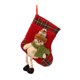 thumbnail image 1 of Medias de Navidad Contenedor de dulces de apertura ancha Calcetines de árbol de Navidad de Papá Noel Bolsa de regalo con colgante de jardín Kits de decoración para fiestas Muñeco de nieve Bearachild HA070038-02B, 1 of 6