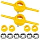 thumbnail image 1 of 12Pcs Herramienta Fabricante Hilo PVC, Tubo Threader Que Fontanería el Equipo Herramienta Reutilizable Redondo Threader Tubo PVC Fijó + 1/2pulgada,3/4pulgada,1pulgada Muere, 1 of 5