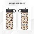 thumbnail image 3 of Sikiie Roosters and Chickens Print 18OZ Insulated Straw Cup, Portable Leak-proof Sports Water Bottle, Stainless Steel Water Cup Suitable for Home and Outdoor, 3 of 8