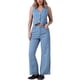 thumbnail image 1 of INSPIRAR CHIC Conjunto de Top y Jeans de Mezclilla para Mujeres, Chaleco de Mezclilla y Jeans, 2 Piezas, 2XL, Azul Claro, 1 of 5