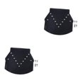 thumbnail image 1 of serony Durable Motorcycle Universal Rear Mud Flap Rear Wheel Fender PU Leather Type1 2Set, 1 of 1
