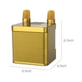 thumbnail image 3 of Pompotops Haut-Parleurs Bluetooth Portables TWS, Machine de Karaoké Audio pour la Maison avec 2 Microphones TWS, Ensemble de Haut-Parleurs Microphone Portable 3000mAh, Système PA Rechargeable Bluetooth 5.0 pour Scène avec Caisson de Basses, 3 of 6