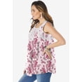 thumbnail image 4 of Roaman's Women's Plus Size Angel Chiffon Blouse, 4 of 6