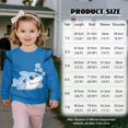 thumbnail image 7 of Yuyamidu Baby Shark Sweatshirt Toddler Girl 1T 2T Blue Long Sleeve Ruffle Shoulder Crewneck Tops Cute Graphic Sweatshirts Lightweight Comfy Fall Outfits Outdoor School Playwear, 7 of 7