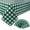 Green and White, variant on TETOU 3 Packs Pink Polka Do Tablecloth Pink and White Checkered Tablecloths 54 x 108 Inches Disposable Plastic Gingham Tablecovers Waterproof Rectangle Picnic Table Covers for Birthday Party Supplies