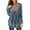 Gray, variant on Lenago Plus Size Tops for Women Casual Long Sleeve Open Button Round Neck Loose Fit Pleated Tunic Tops Blouses Shirt