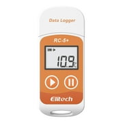 Elitech Temperature Data Logger Reusable Recorder Auto PDF Report, 10 Pack