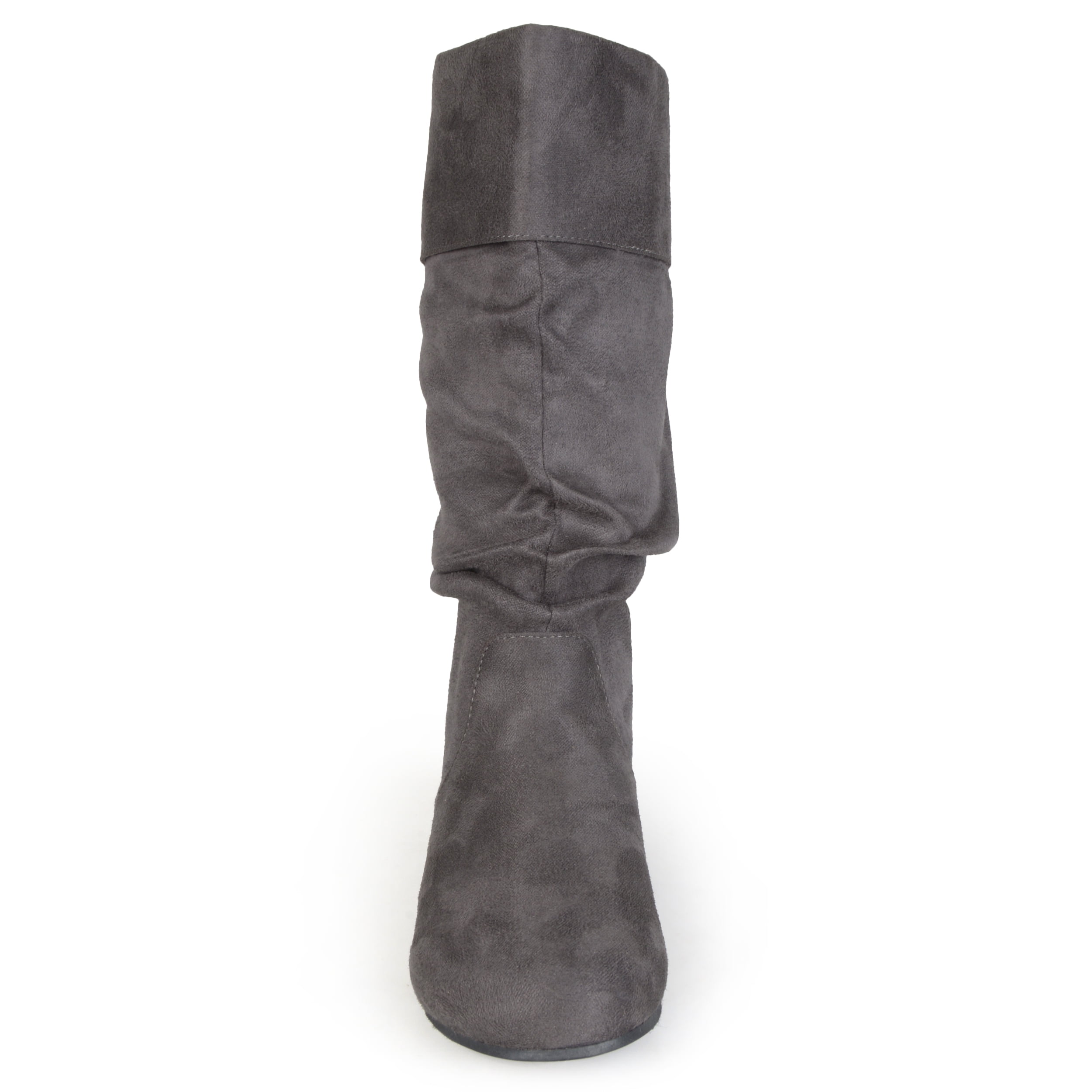 Journee Womens Shelley-3 Round Toe Mid Calf Boots