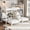 White, variant on Bellemave Triple Bunk Bed with Storage Stairs and 2 Charging Station, Heavy Duty Metal Triple Bed Frame Twin Over Twin and Twin with Drawers and Shelves Headboard for 3 Kids Teens, Black