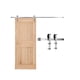 thumbnail image 1 of Kit de herrajes para puerta corrediza de granero VEVOR de 8 pies (plata), 1 of 9