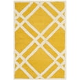 thumbnail image 2 of SAFAVIEH Cambridge Judy Geometric Wool Area Rug, Gold/Ivory, 2'6" x 4', 2 of 7