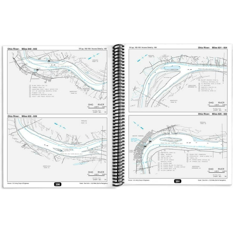 Southern Indiana Fishing Map Guide Book by Sportsman's Connection 