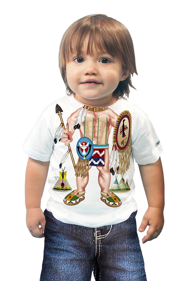 Kids Native T-ShirtLion HeadNative AmericanCool Kids T-Shirt 