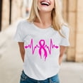 thumbnail image 2 of Cancer Support Pink Cancer Awareness T-Shirt, 2 of 4