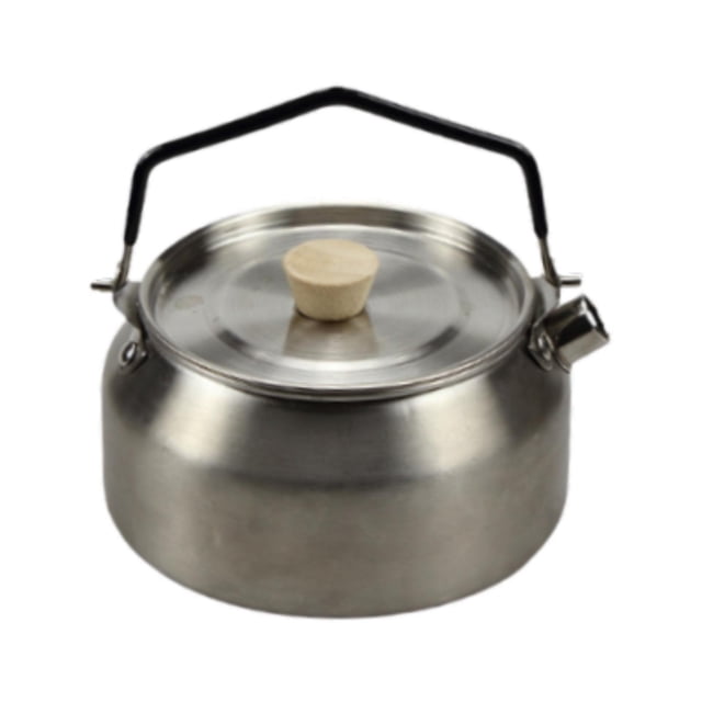 Almencla Camping Kettle 1 L for Boiling Water Tea Kettle for Hiking Outdoor Traveling