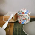 thumbnail image 3 of J.west Ceramic Butter Dish, Floral Bell Shaped, French Butter Keeper, 1 Count, 3 of 4