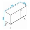thumbnail image 3 of Mueble Credenza BRV  Modelo BPP 62-129, 3 of 3