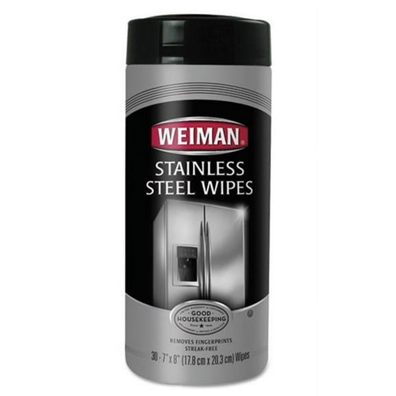 WMN  7 x 8 in. Stainless Steel Wipes, 30 per Canister, Canister of 4