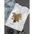 thumbnail image 3 of End Of Season Bouquet T-Shirt Women -Grace Popp Designs, Female x-Large, 3 of 4