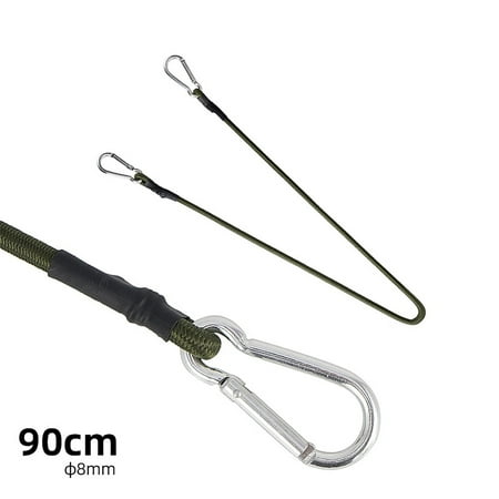 

ZHIYU Bungee Strap Carabiner Cords Elasticated Rope Cord Bike Car Luggage New