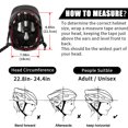 thumbnail image 3 of WEST BIKING Casco de bicicleta Resistencia al impacto Casco protector de seguridad (Negro) Likrtyny Accesorios para bicicletas, 3 of 9