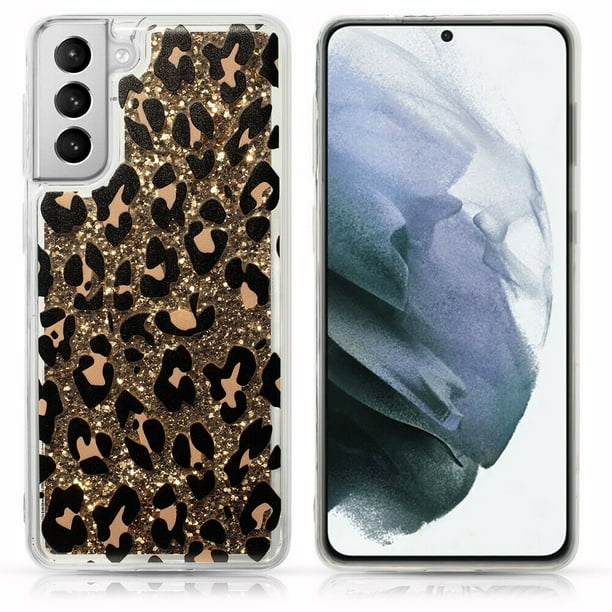 Kaleidio Case For Samsung Galaxy S21 5g 6 2 Quicksand Glitter Tpu Gel Slim Hybrid Skin Cover Liquid Leopard Walmart Com Walmart Com