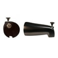 thumbnail image 4 of Westbrass D311-12 5-1/2" Reach Brass Tub Spout with Nose Diverter, Oil Rubbed Bronze, 4 of 6