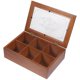 thumbnail image 1 of Women's Jewelry Box Wooden Decorative Trinket Box Vintage Small Items 9.4×6.3×2.8in Storage 1Pack, 1 of 5