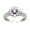 Purple, variant on Selena Engagement Ring Sterling Silver Cz Cluster Womens Ginger Lyne Collection